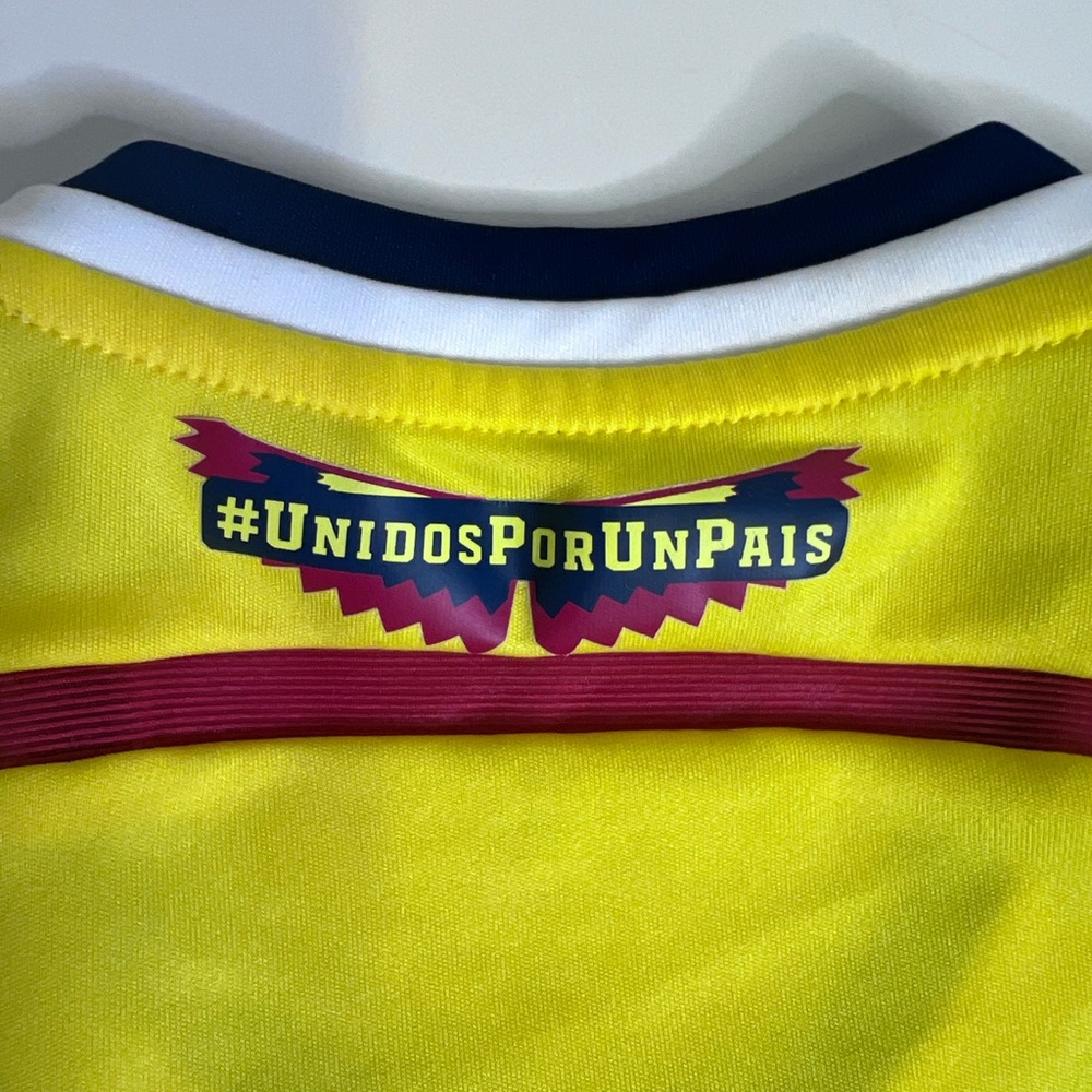 Adidas Yellow and Navy Soccer Jersey - Picture 9 of 10